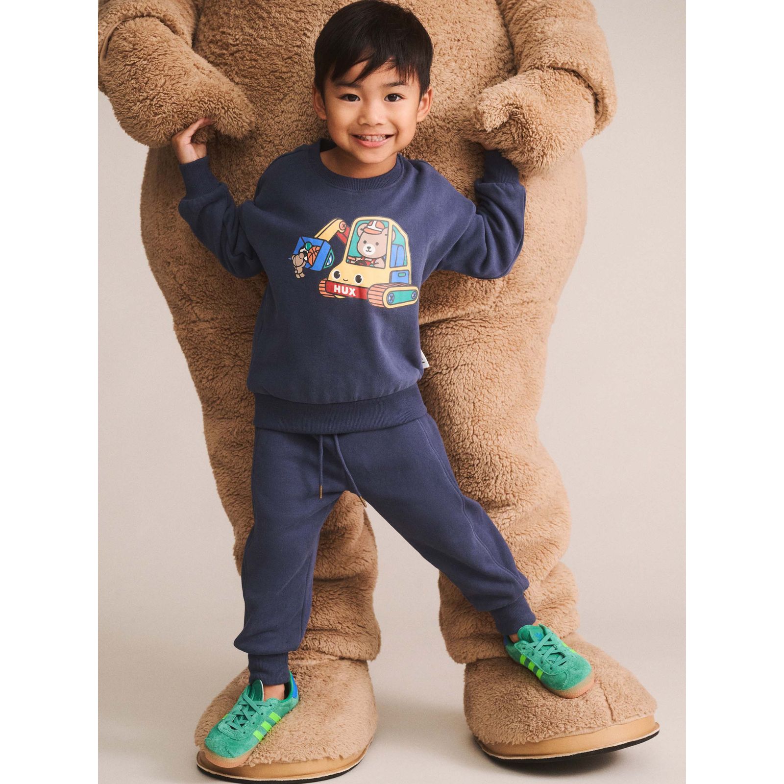 Huxbaby Excavator Hux Sweatshirt - Ink