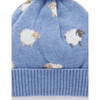 Purebaby On The Farm Beanie - Sheep Jacquard