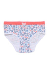 Marquise 2 Pack Girls Underwear - Navy / Pink Spot Floral