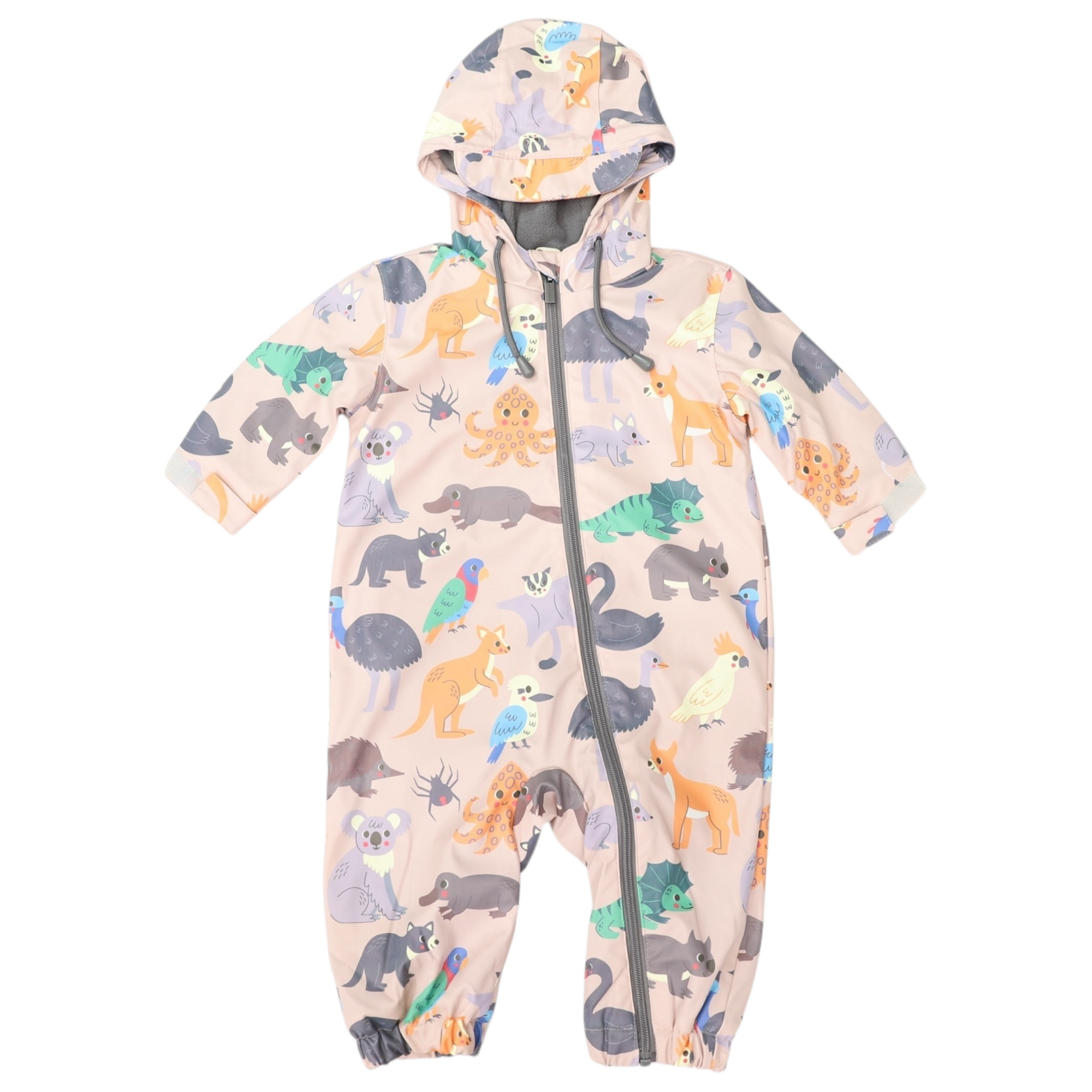 Korango Australian Animal Rain Suit - Beige