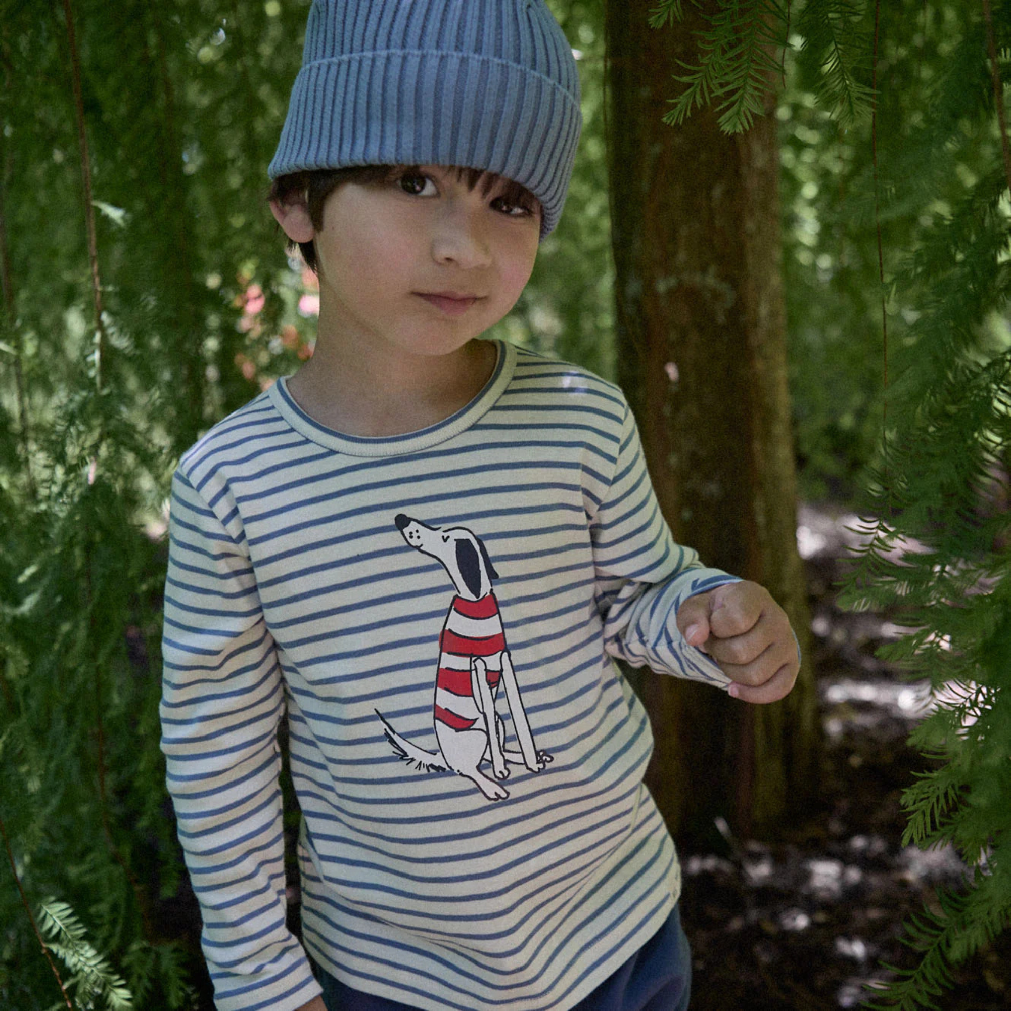 Nature Baby Long Sleeve River Tee - Best Friend Stripe