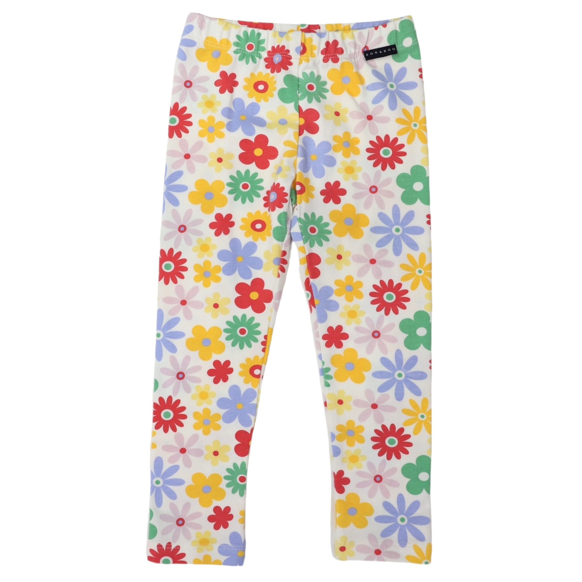 Korango Flower Print Cotton Legging - Cloud