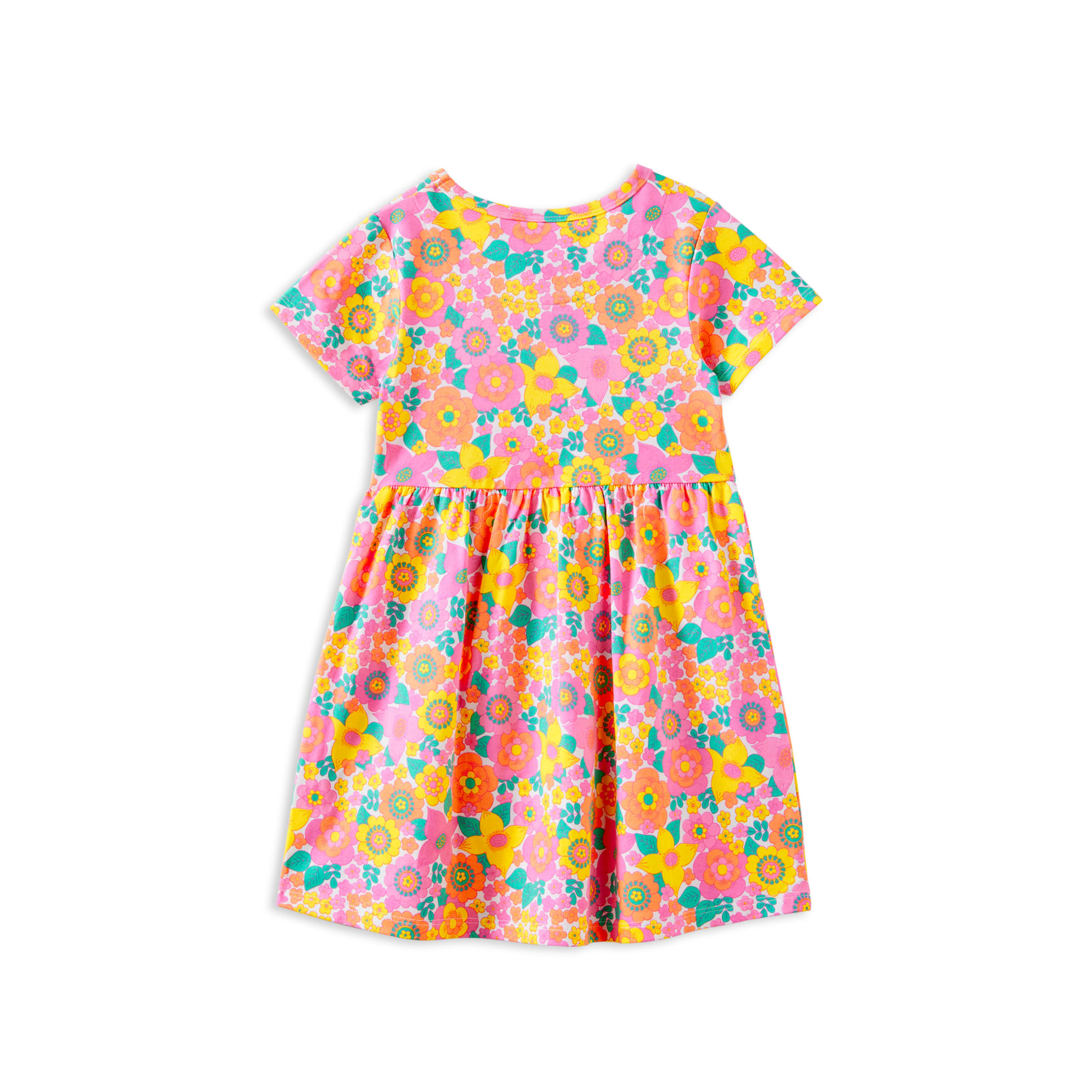 Milky Groovy Garden Dress