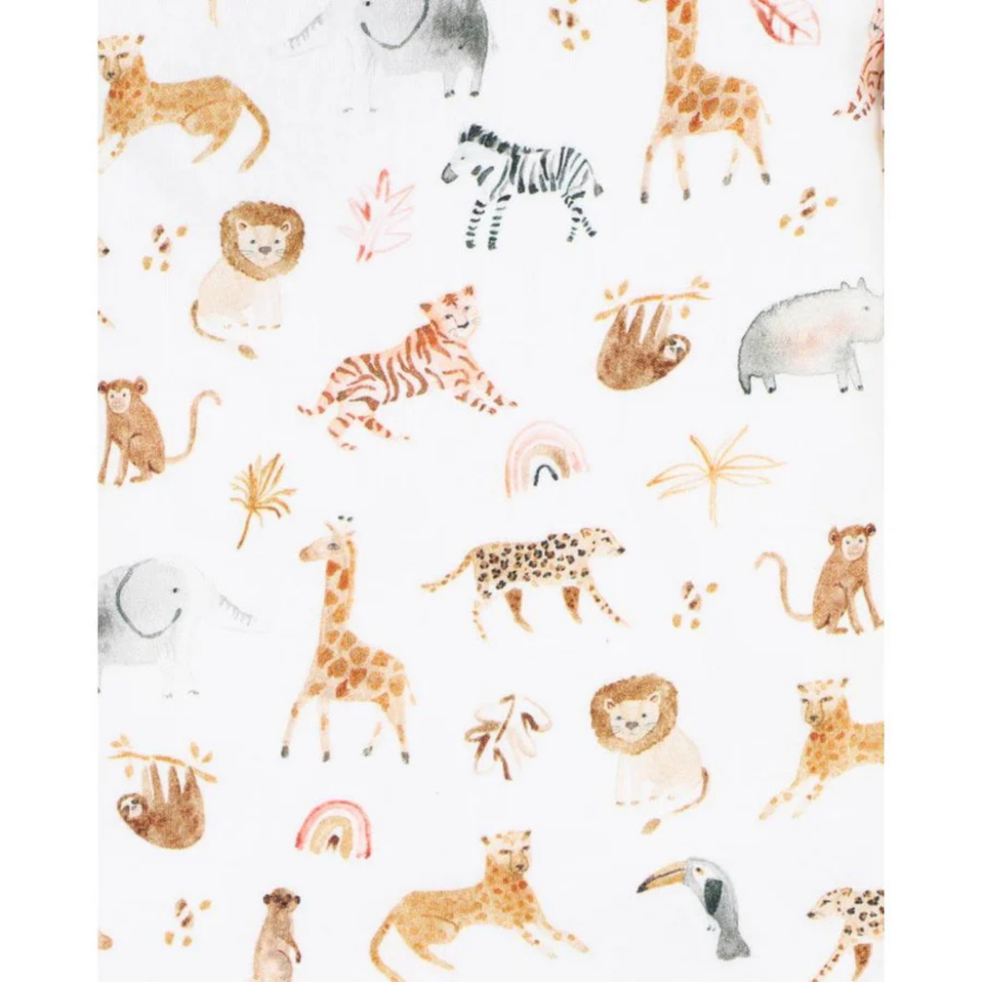 Bebe Billie Organic Ss Zipsuit - Billie Print