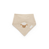 Purebaby Bandana Bib - Almond Melange