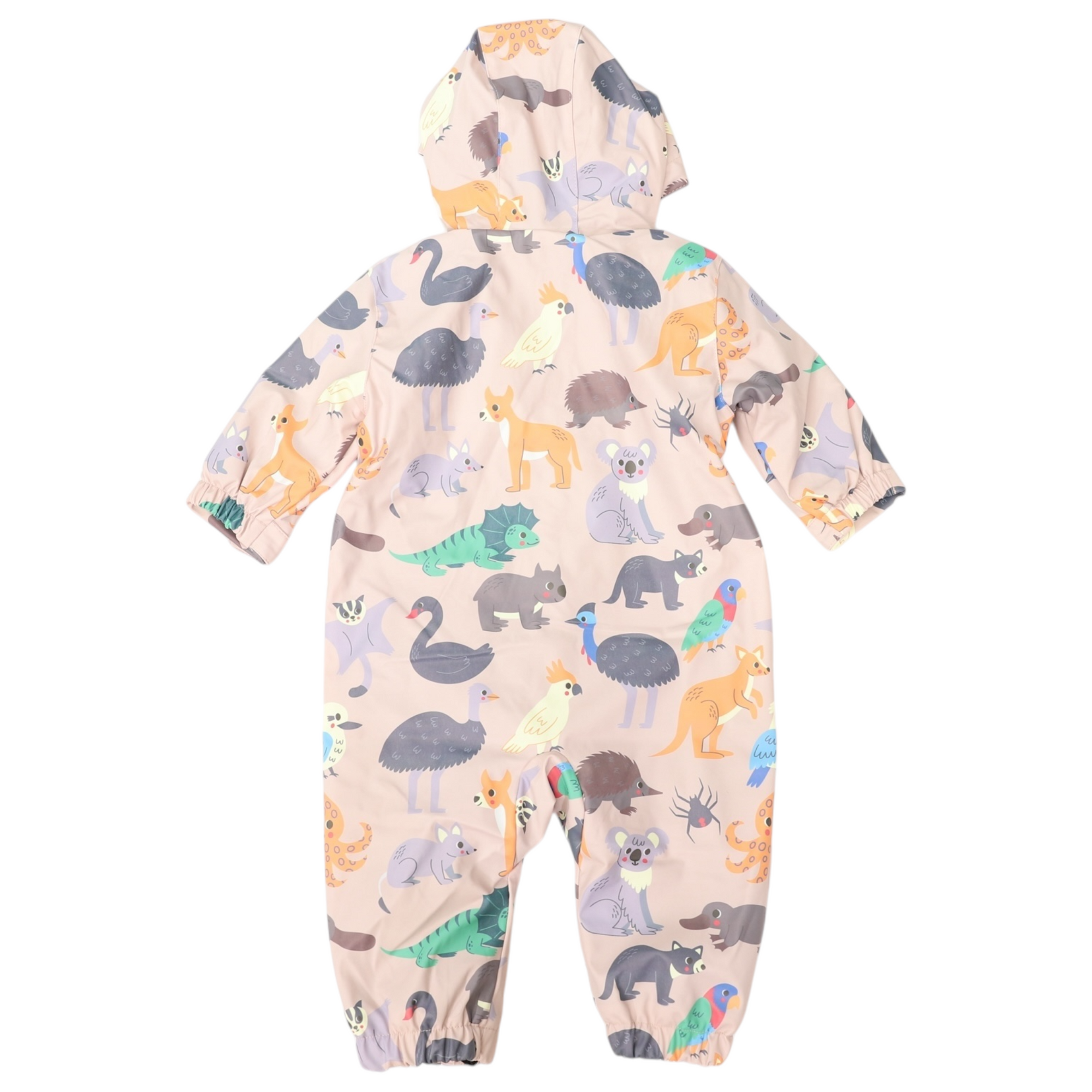 Korango Australian Animal Rain Suit - Grey