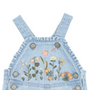 Fox &amp; Finch Botanica Embroidered Overalls - Washed Denim