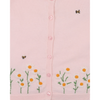 Bebe Tess Organic Hand Embroided Cardigan - Pale Pink