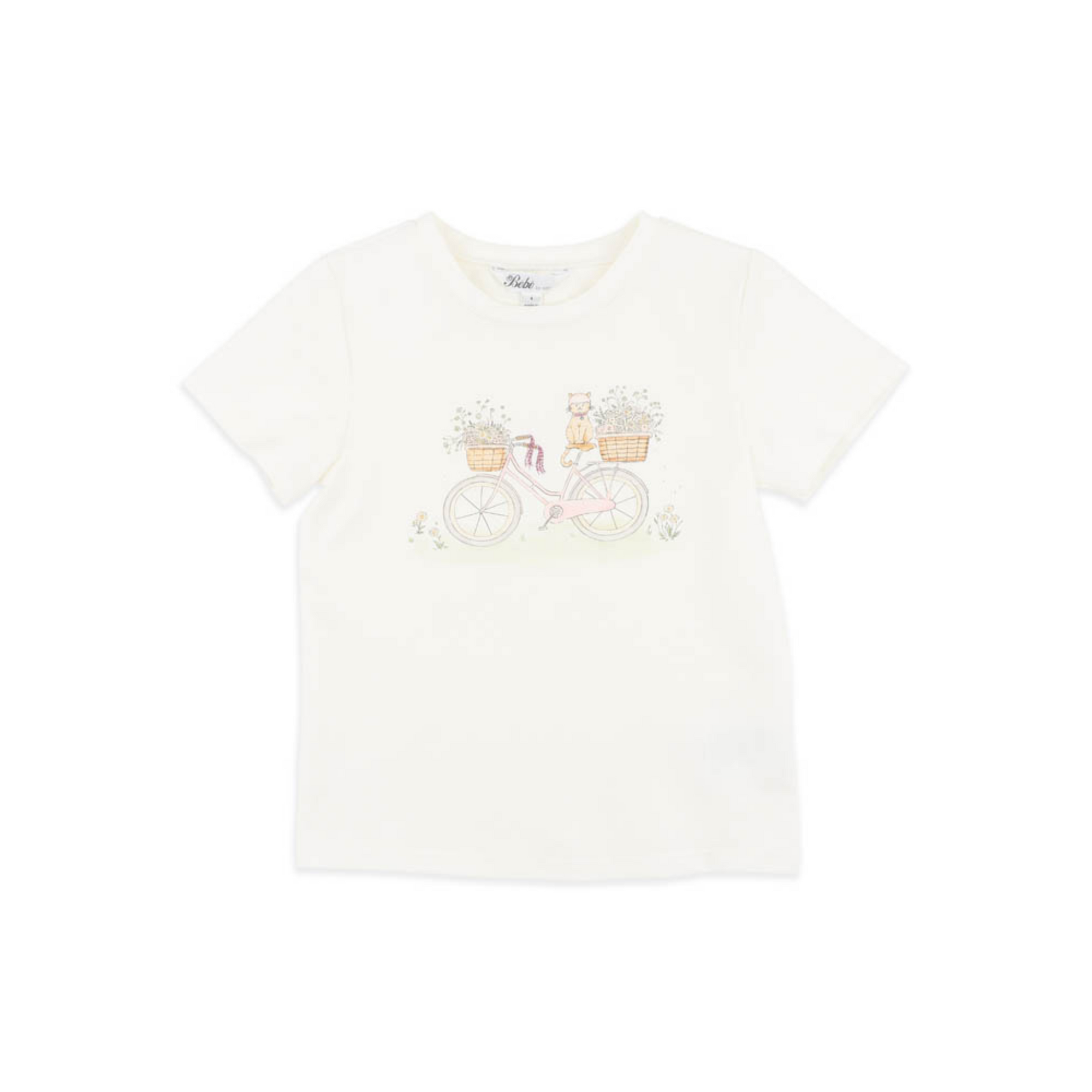 Bebe Tess Bicycle Tee - Cloud