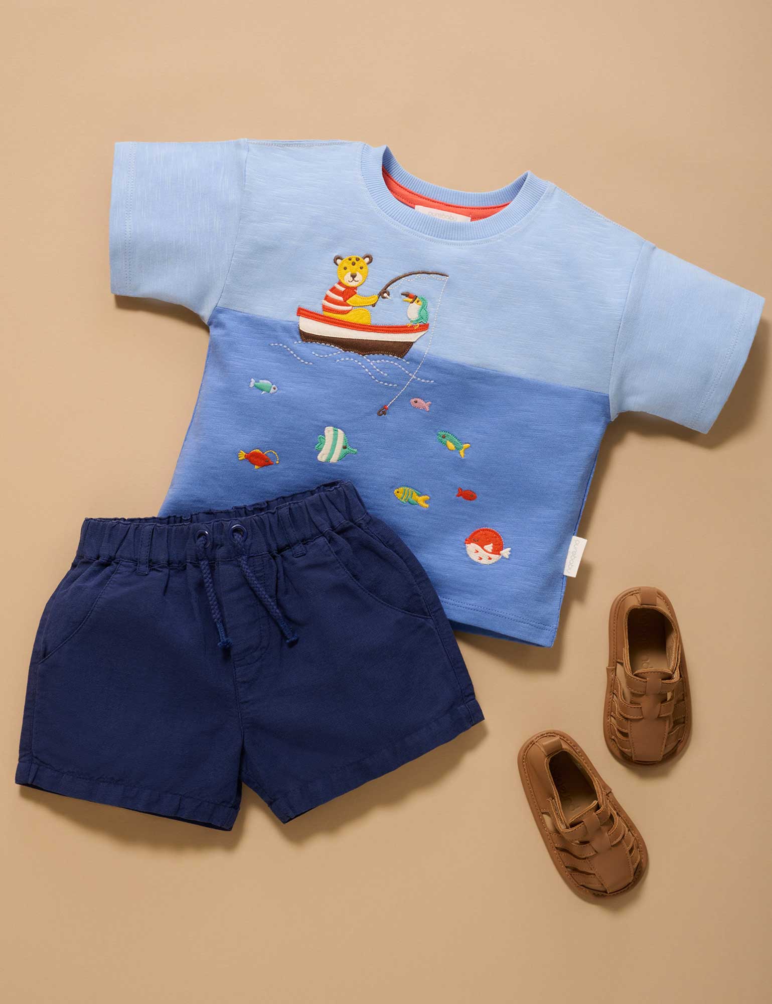 Ocean Relaxed Tee - Caribbean