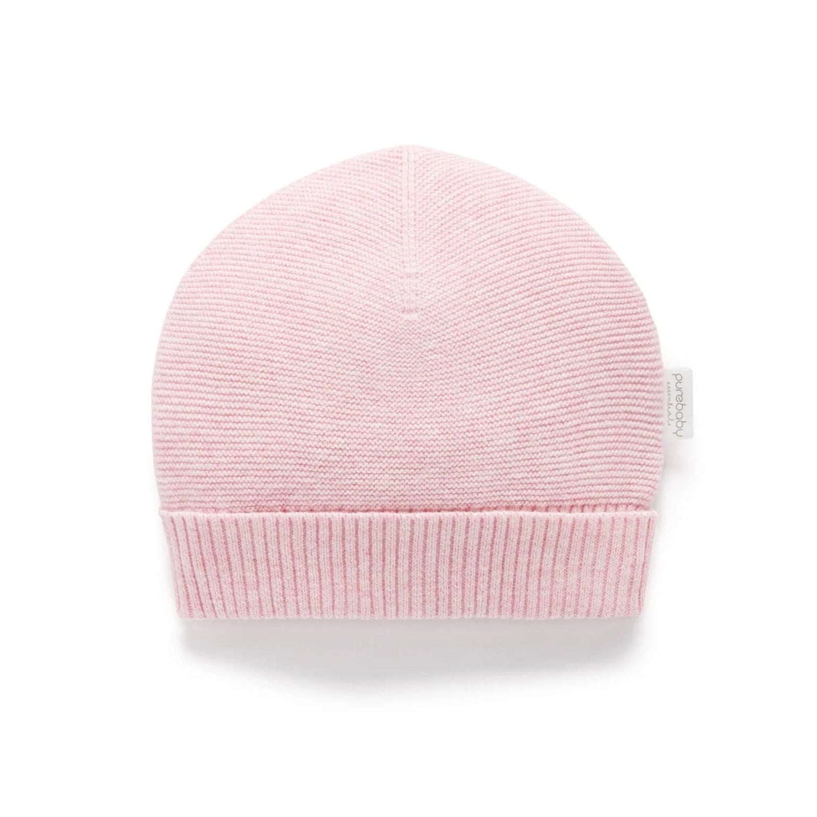 Purebaby Textured Beanie Pink