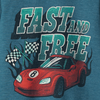 Hatley Fast and Free Longsleeve Tee - Charcoal Grey Melange