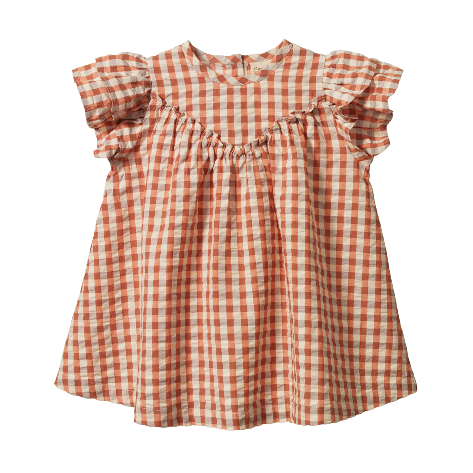 Nature Baby Una Dress - Dandelion Gingham