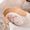 Jujo Shwrap Feathered Line Jacquard  - latte/ecru