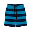 Minti Duo Short Aqua/Navy Stripe