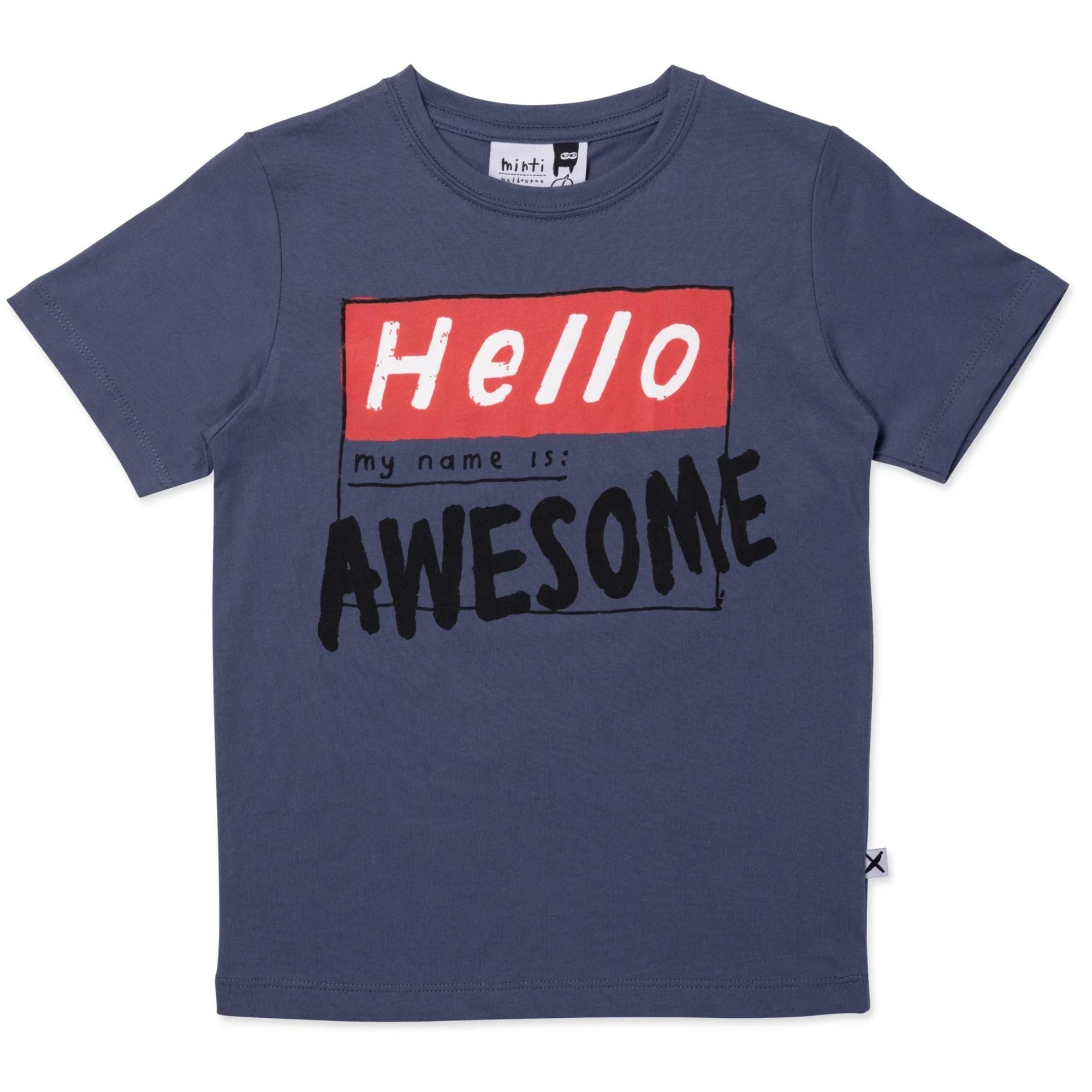 Minti My Name Is Awesome Tee Midnight