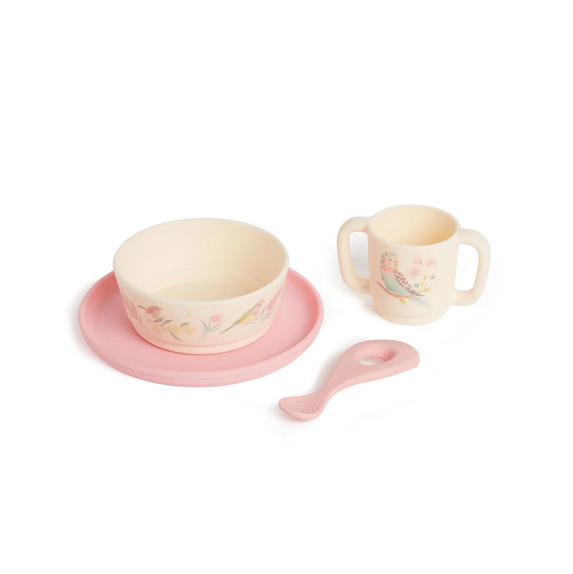 Aviary Garden Silicone Feeding Set