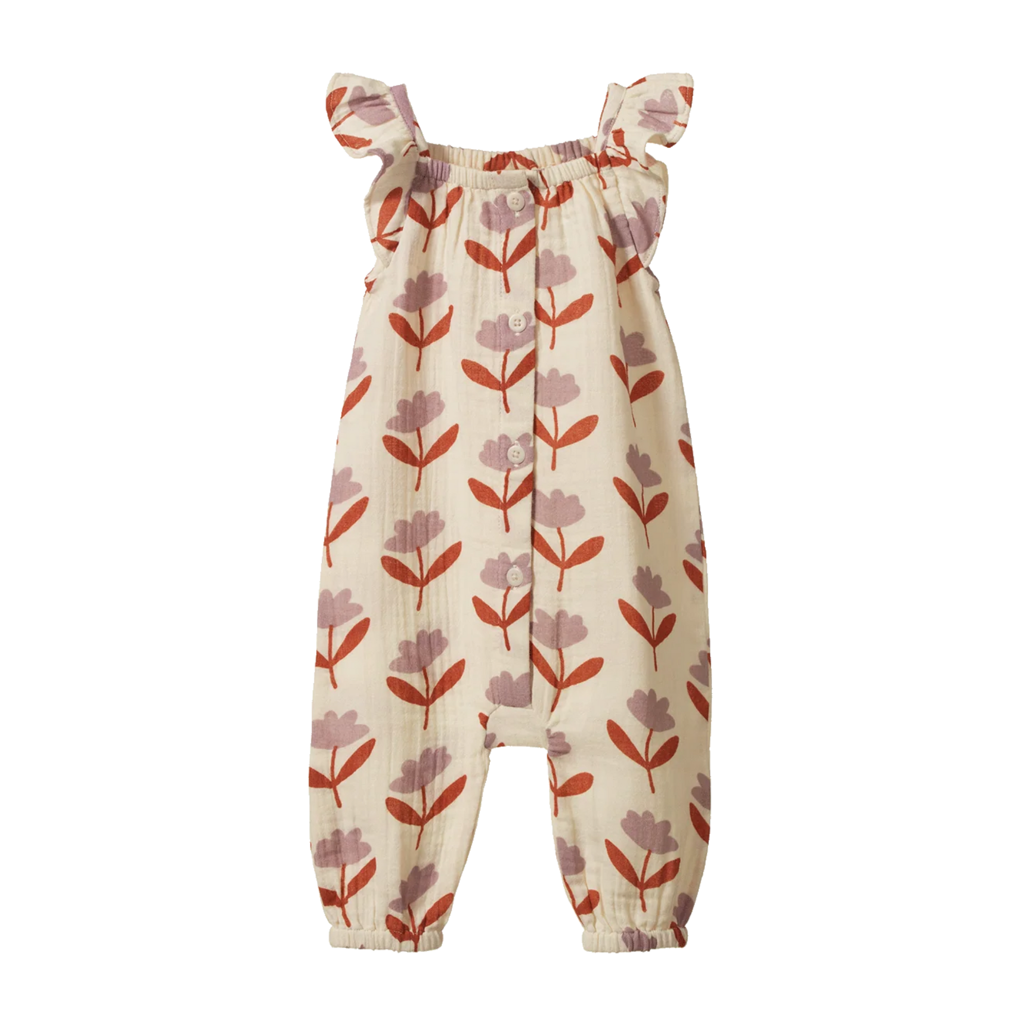 Nature Baby Tilda Suit Muslin - Fleurette Print