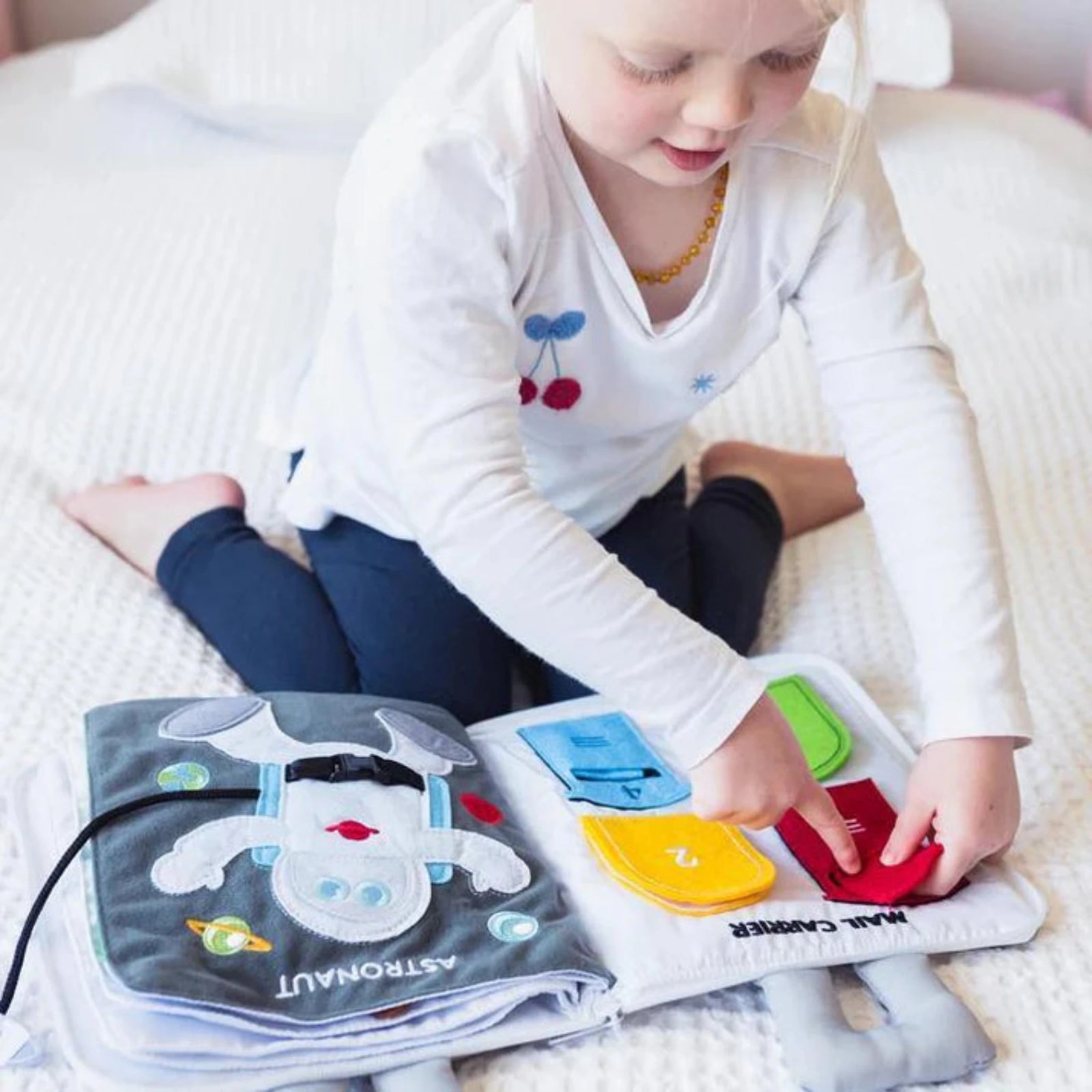 When I Grow Up Fabric Activity Book by Curious Columbus Kids