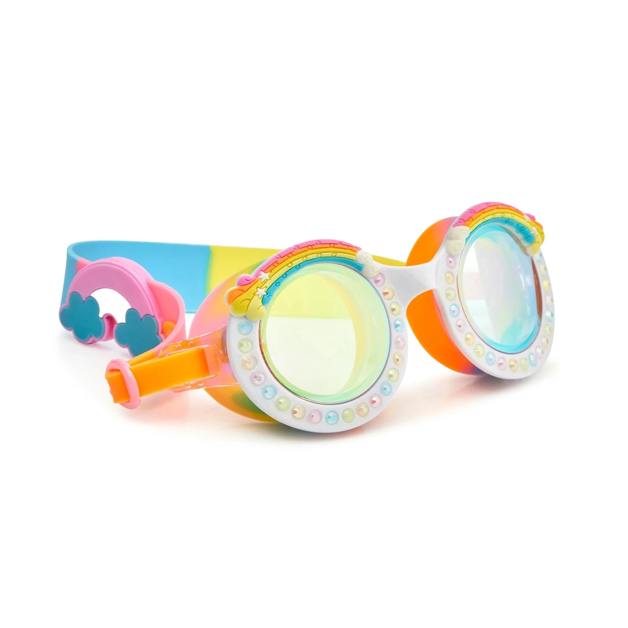 Good Vibes Rainbow  Swim Goggles - Bling2o