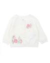 Evie Embroidered Knitted Cardigan - Cloud