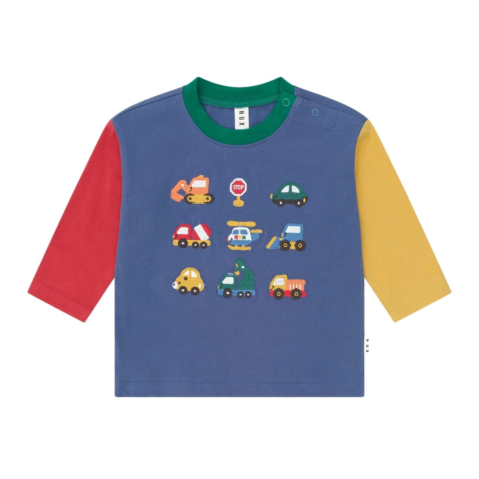 Huxbaby Colour Block Construction Top