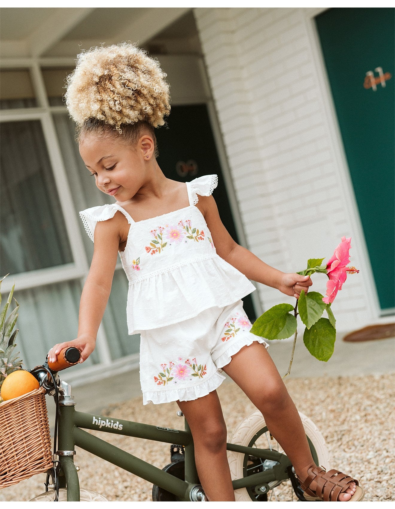 White Paradiso Embroidered Top - 1-6Y