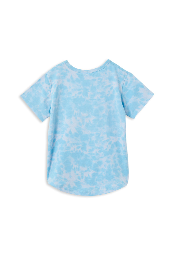 Milky Tie Dye Tee - Ice Blue