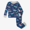 Hatley Imagine Dinos Cotton Pajama Set - Patriot Blue