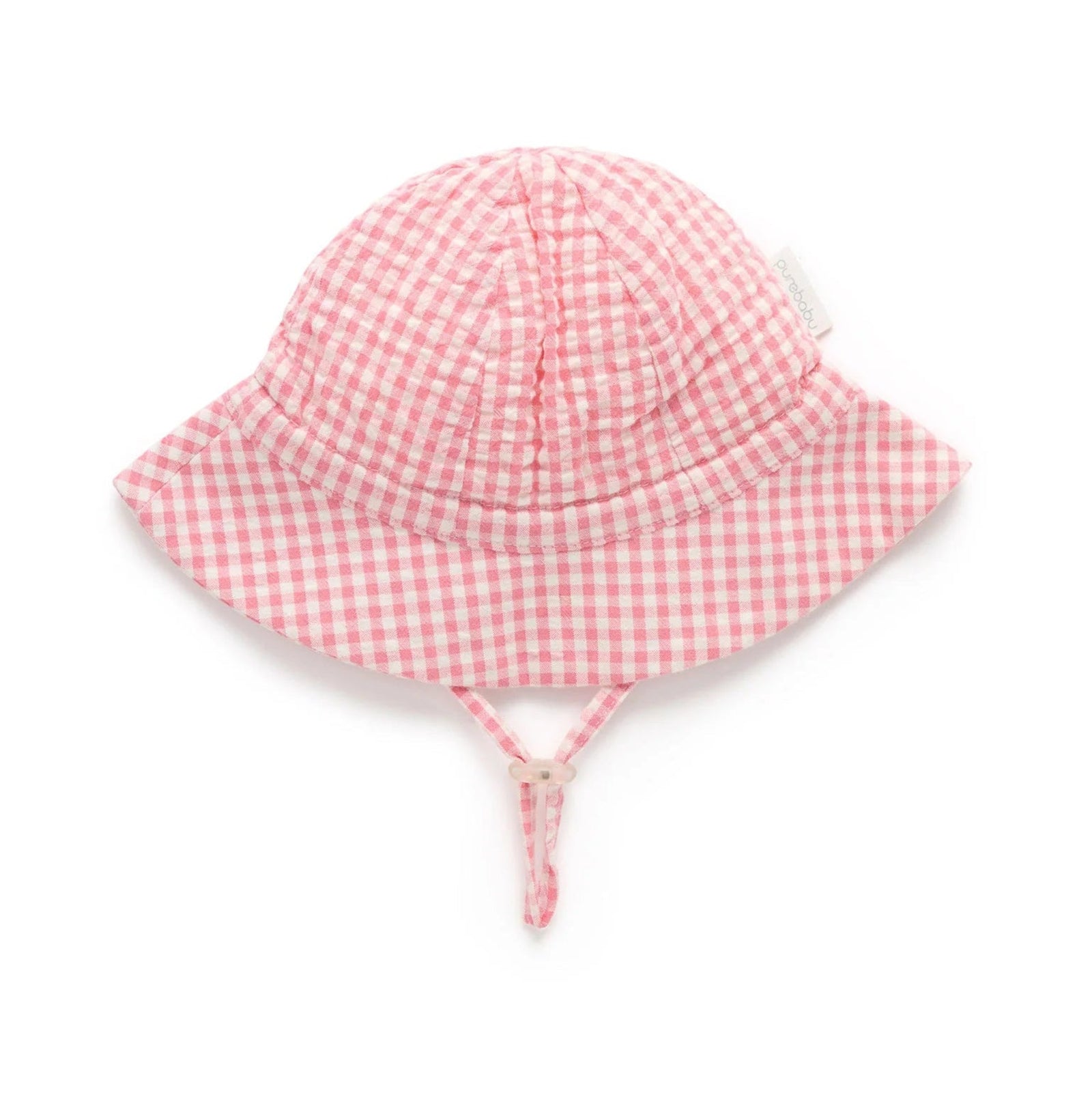 Gingham Sunhat - Pomegranate Gingham