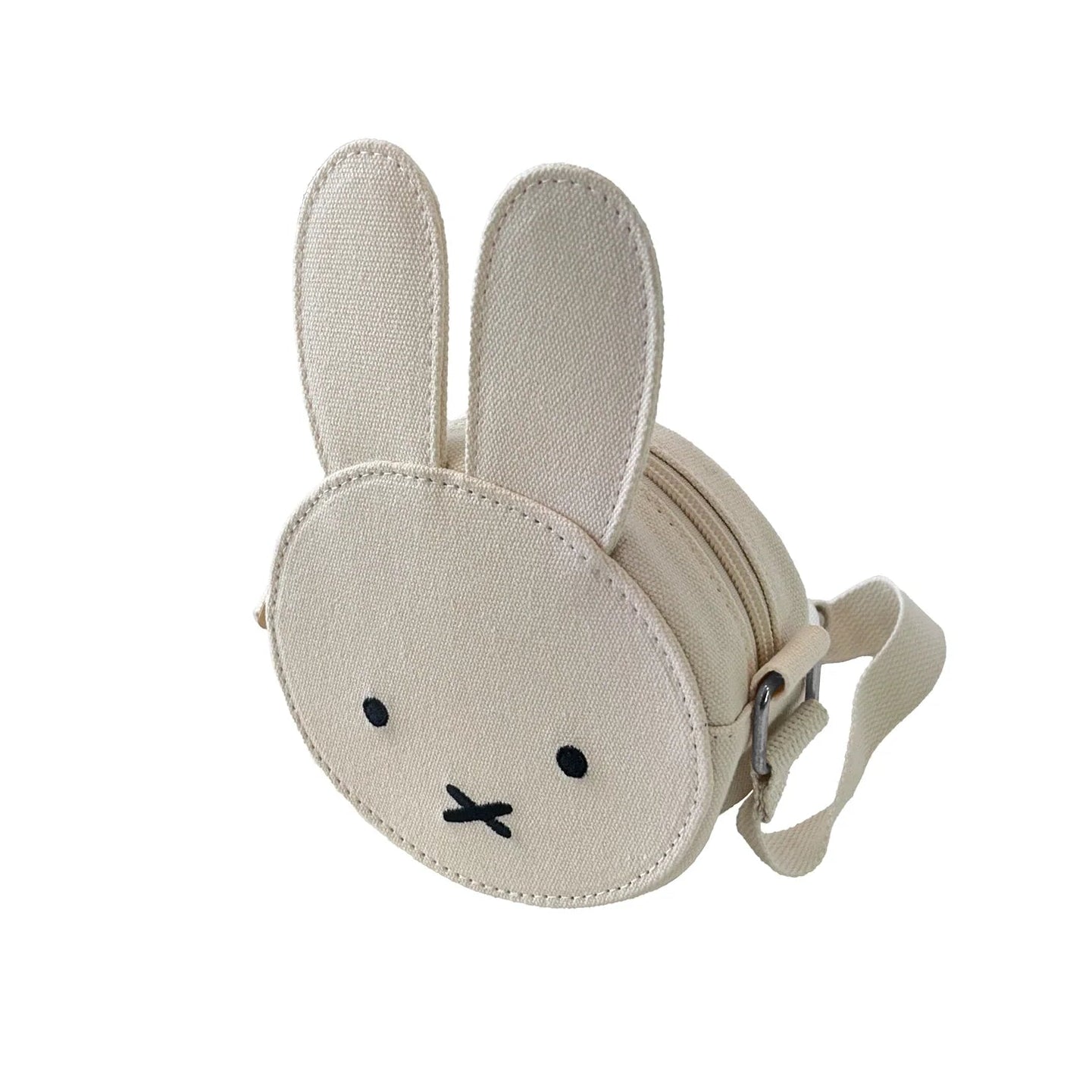 Miffy Canvas Ears Crossbody Bag - Off White