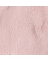 Pink Faux Fur Bunny Onesie - Soft Pink