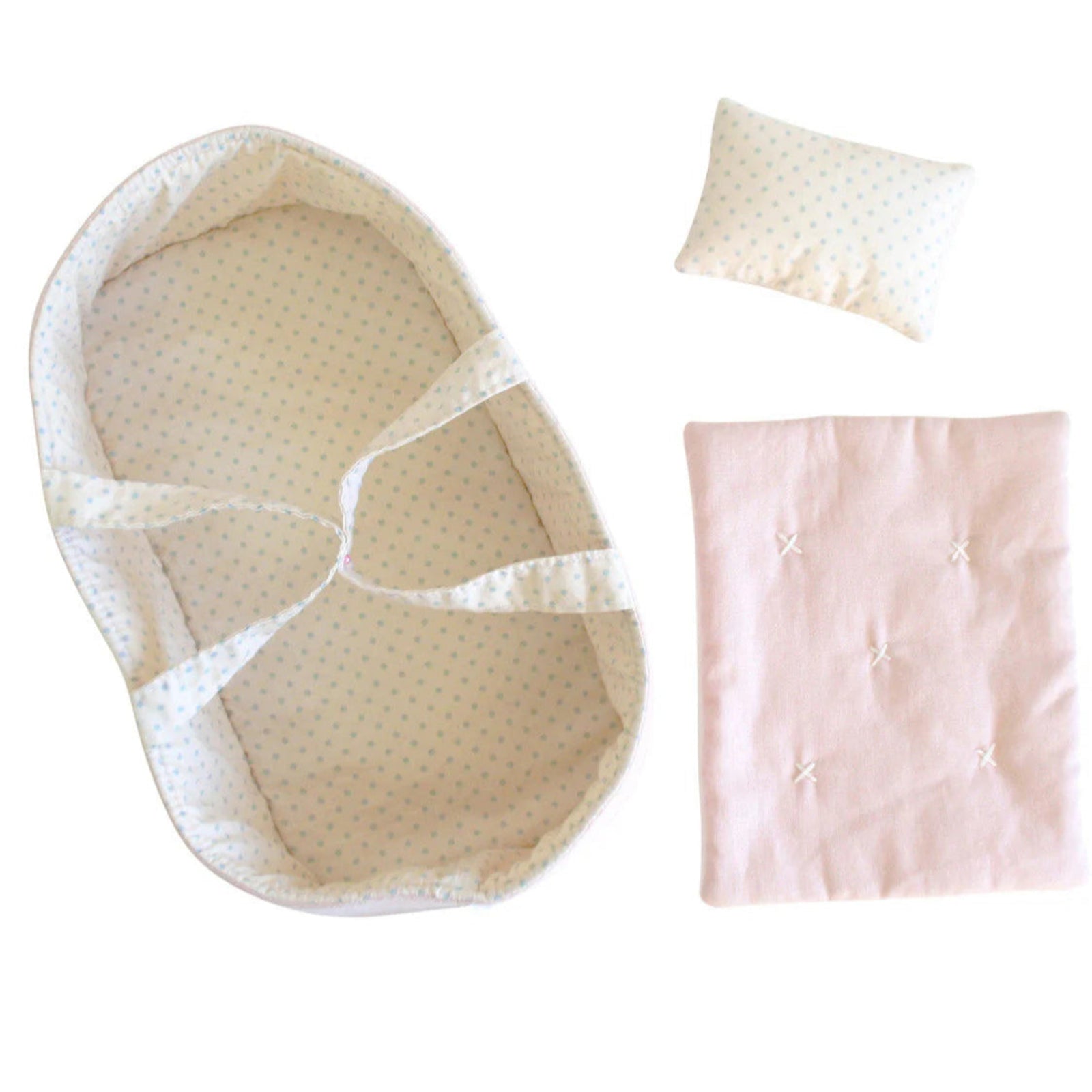 Alimrose Baby Doll Carrier - Pale Pink Spot