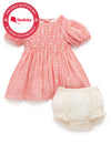 Purebaby Festive Shirred Dress