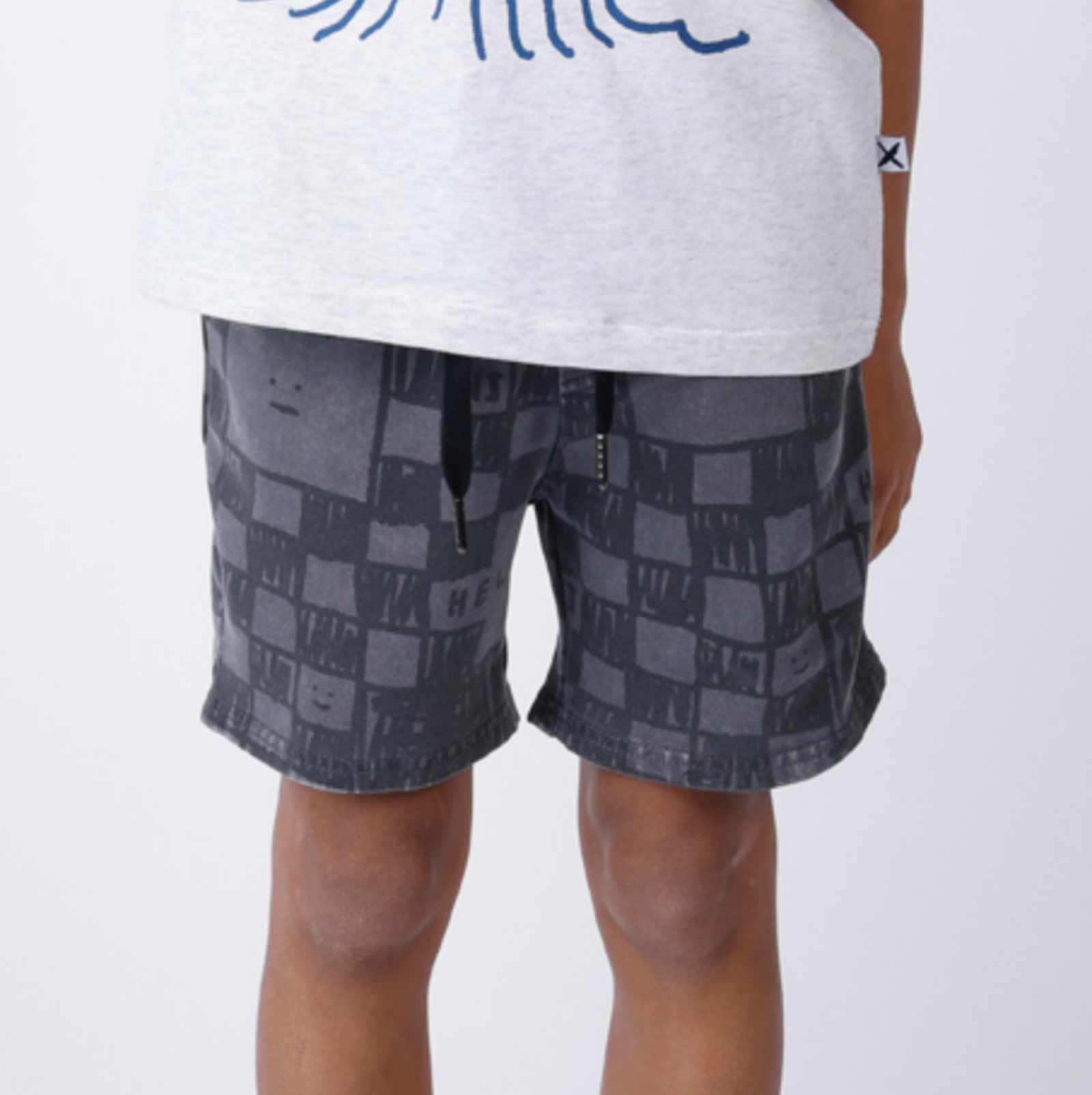 Minti Sketchy Grid Short