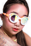 Good Vibes Rainbow  Swim Goggles - Bling2o