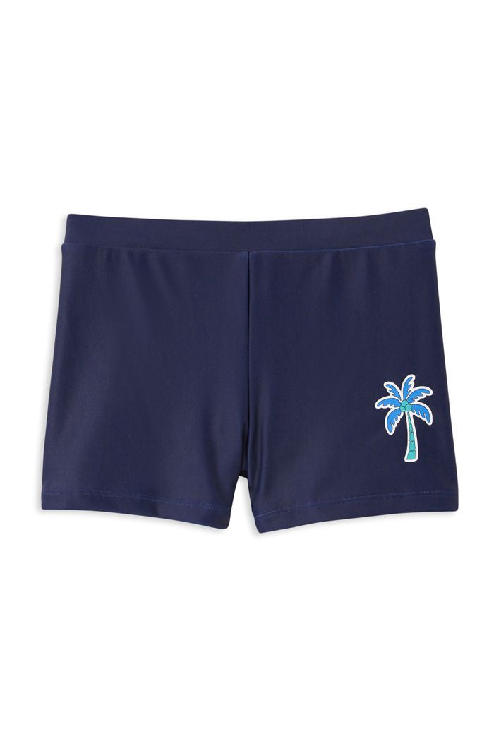 Milky Navy Swim Shorts