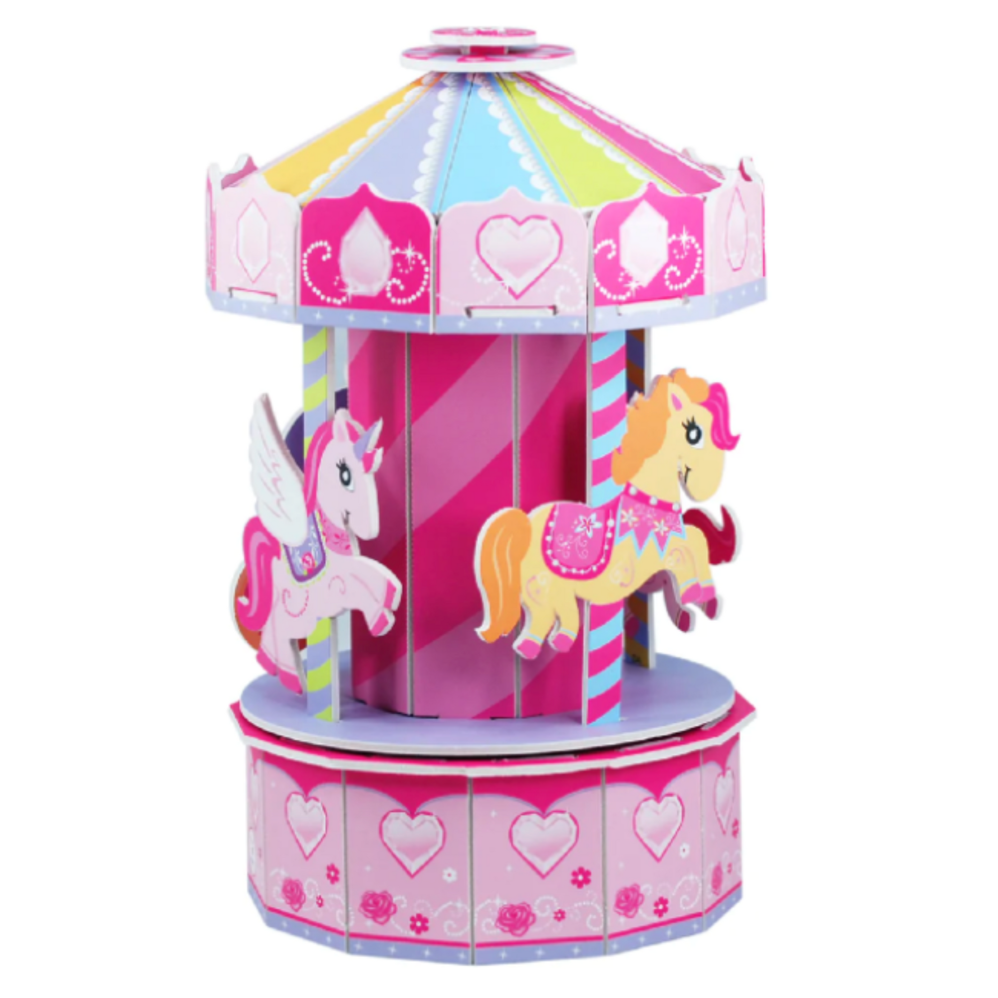 Build Your Own Spinning Carousel: Unicorns &amp; Ponies