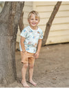 Fox &amp; Finch Surf&#39;s Up Print Tee