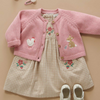 Purebaby Easter Cardigan - Peach  Melange