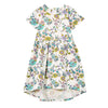 Milky Daisy Chain Hi-Lo Dress - Off White