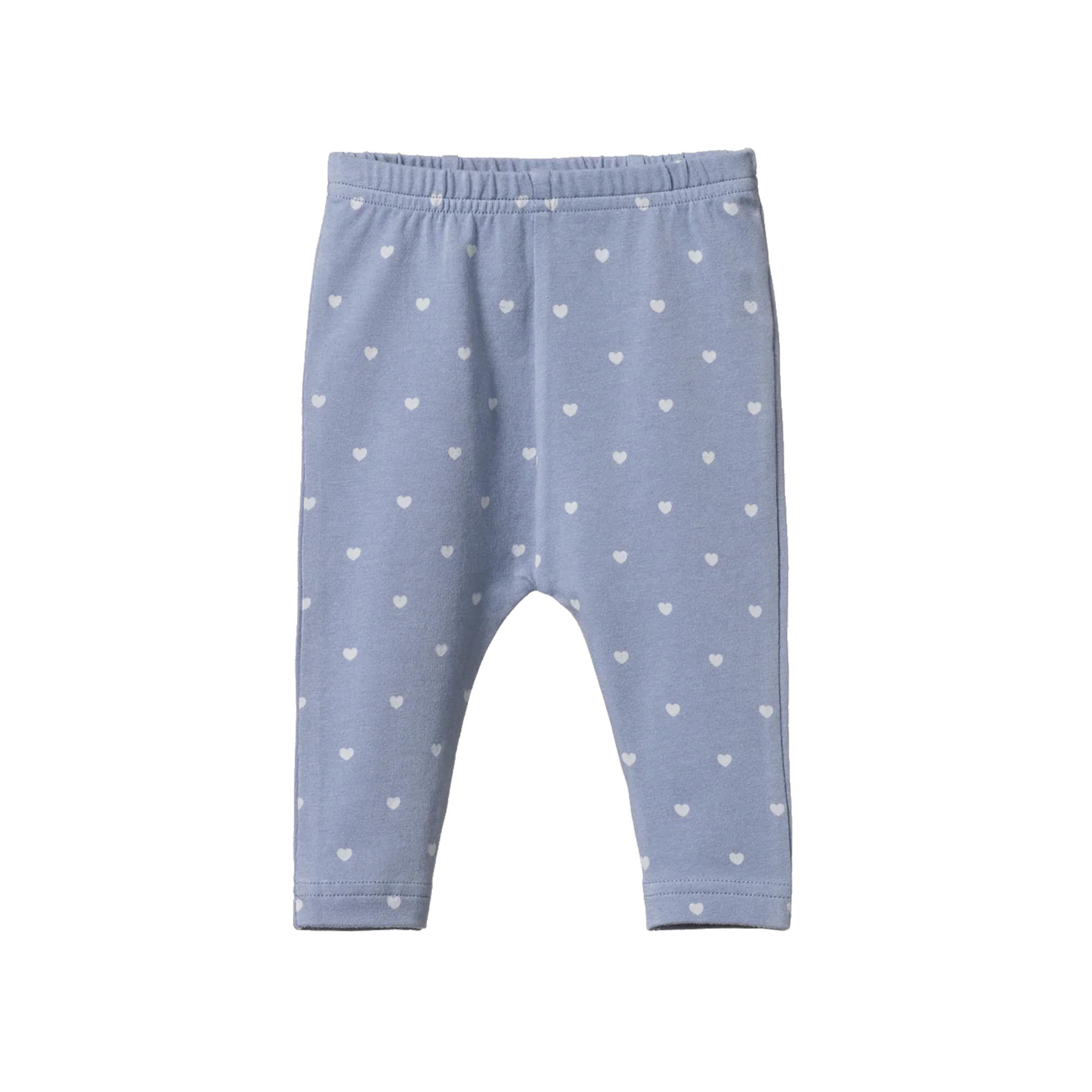 Nature Baby Leggings -  Hearts Bluebelle Print