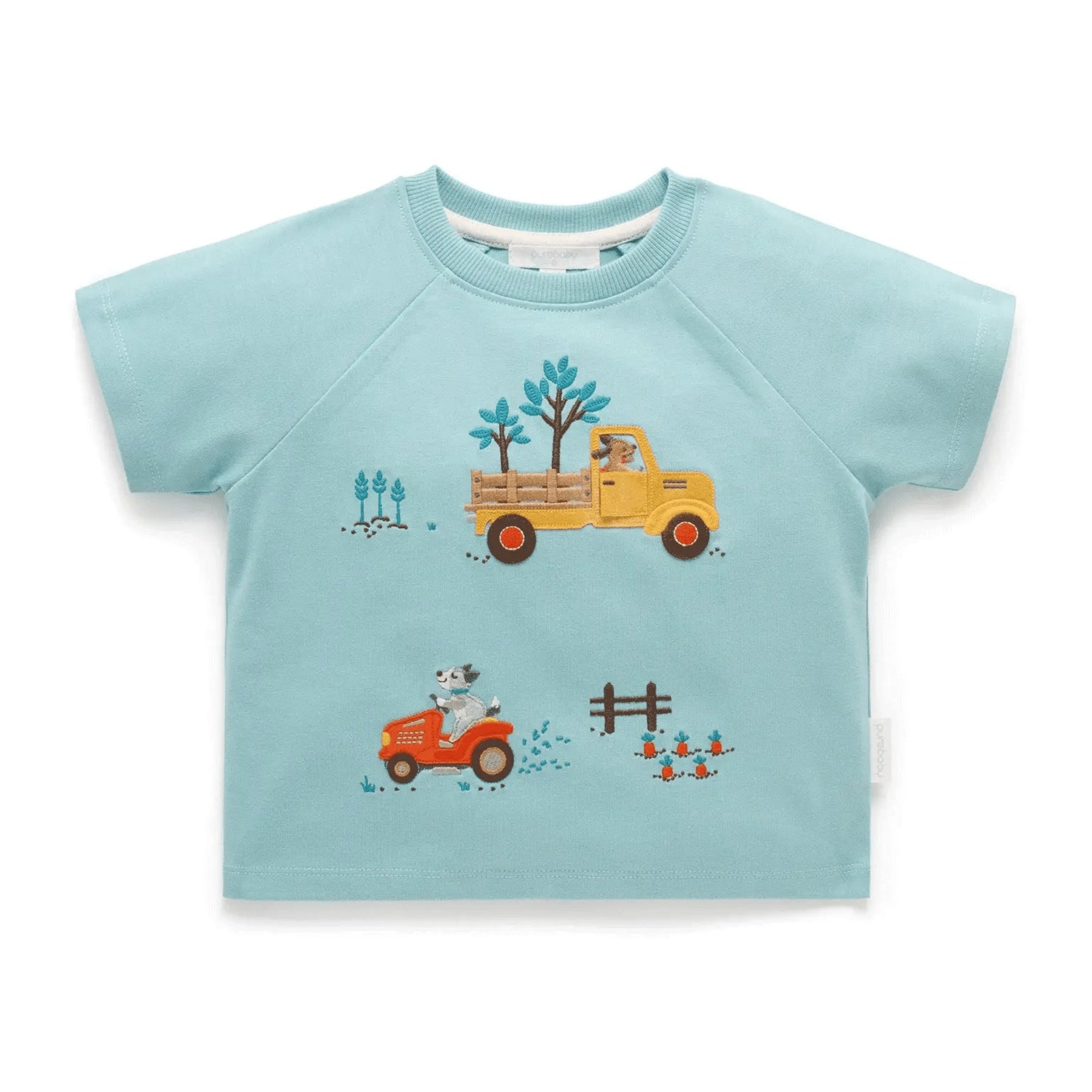 Garden Work Relaxed Tee - Eucalyptus (PB1003S26)