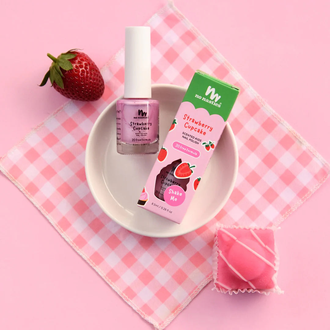 20 FREE Scented Kids Polish Strawberry Cupcake