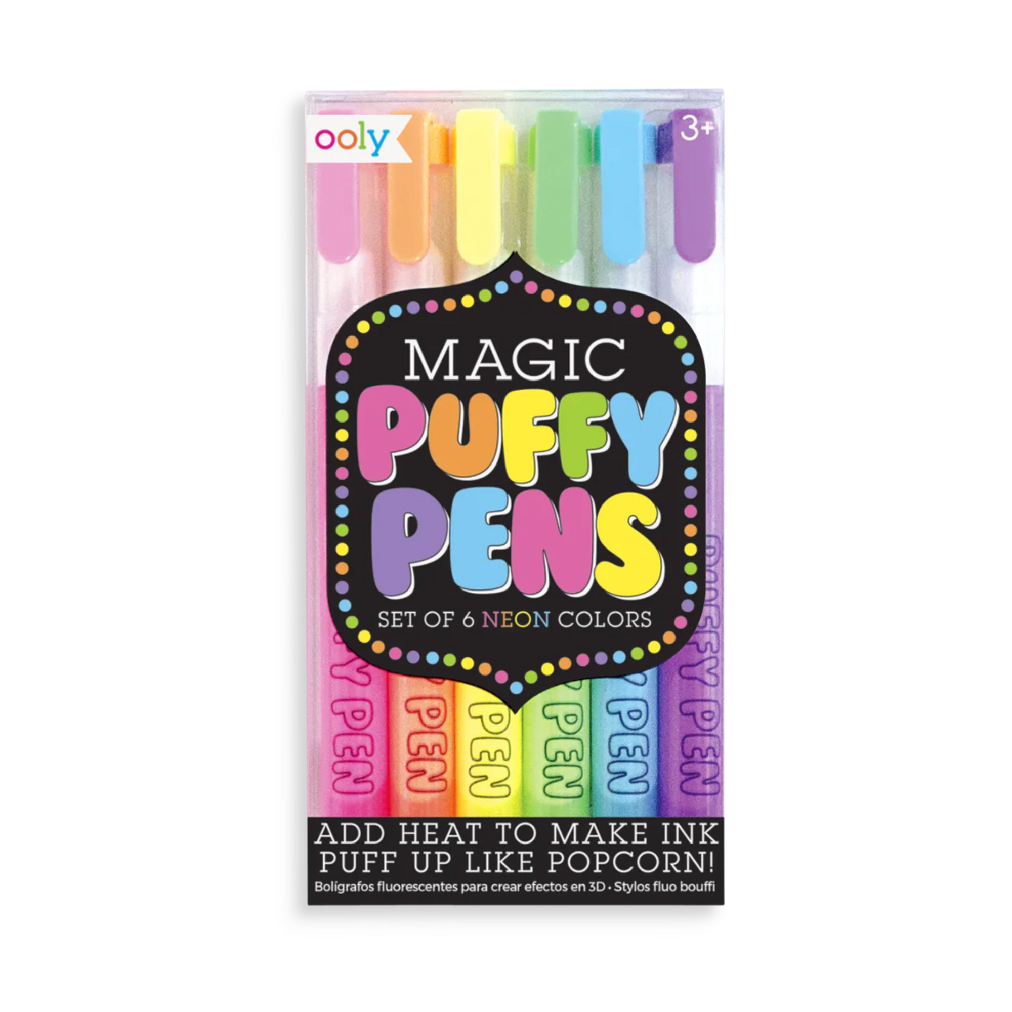 Ooly Magic Puffy Pens - 3yrs+