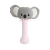 Baby Koala Stick Rattle - Pink