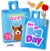 My Big Day Fabric Activity Book Blue Cover by Curious Columbus Kids