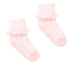 Purebaby Pink Lace Socks - 00 - 5YRS