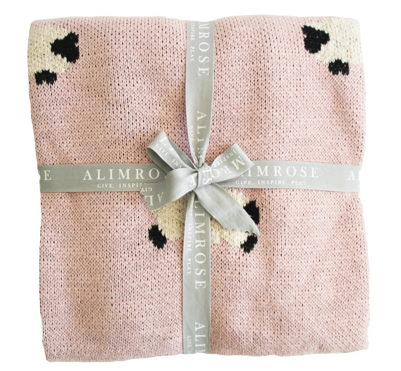 Alimrose Baa Baa Baby Blanket - Pink