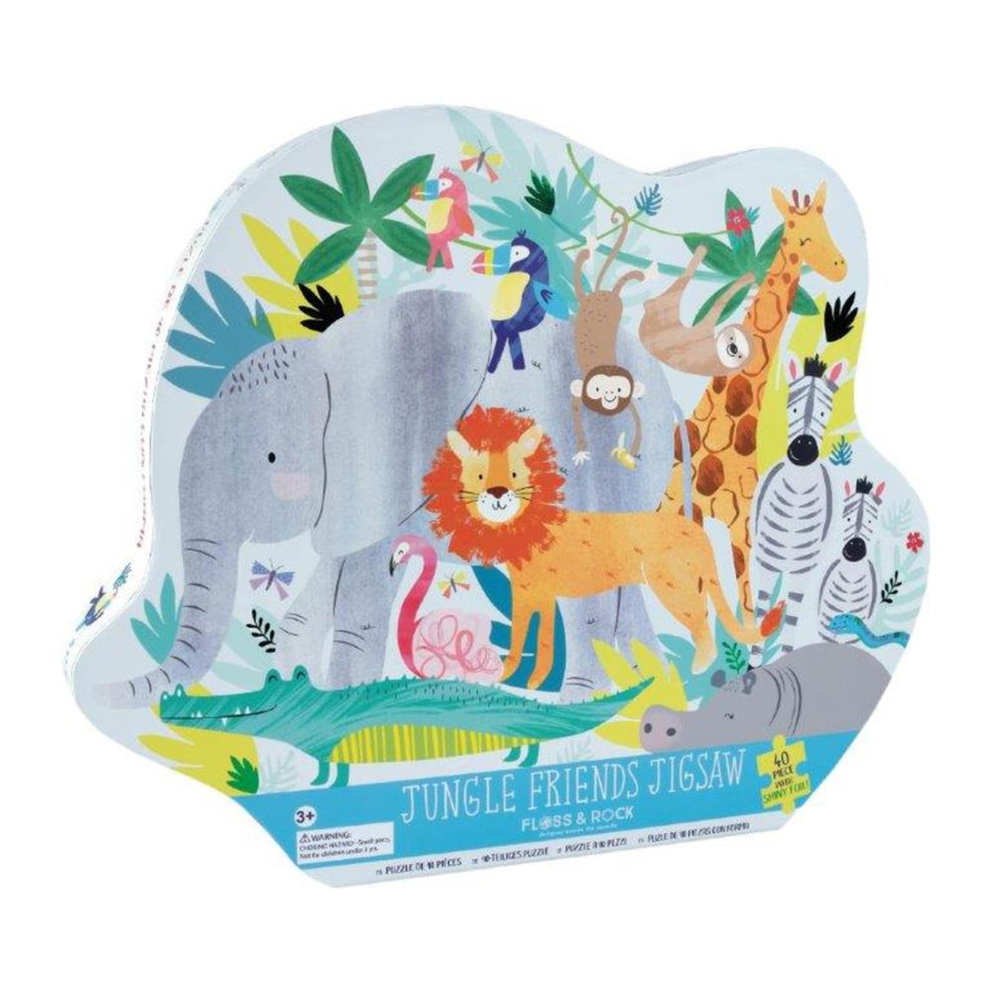 Floss & Rock Jungle- Safari 40 pc Puzzle